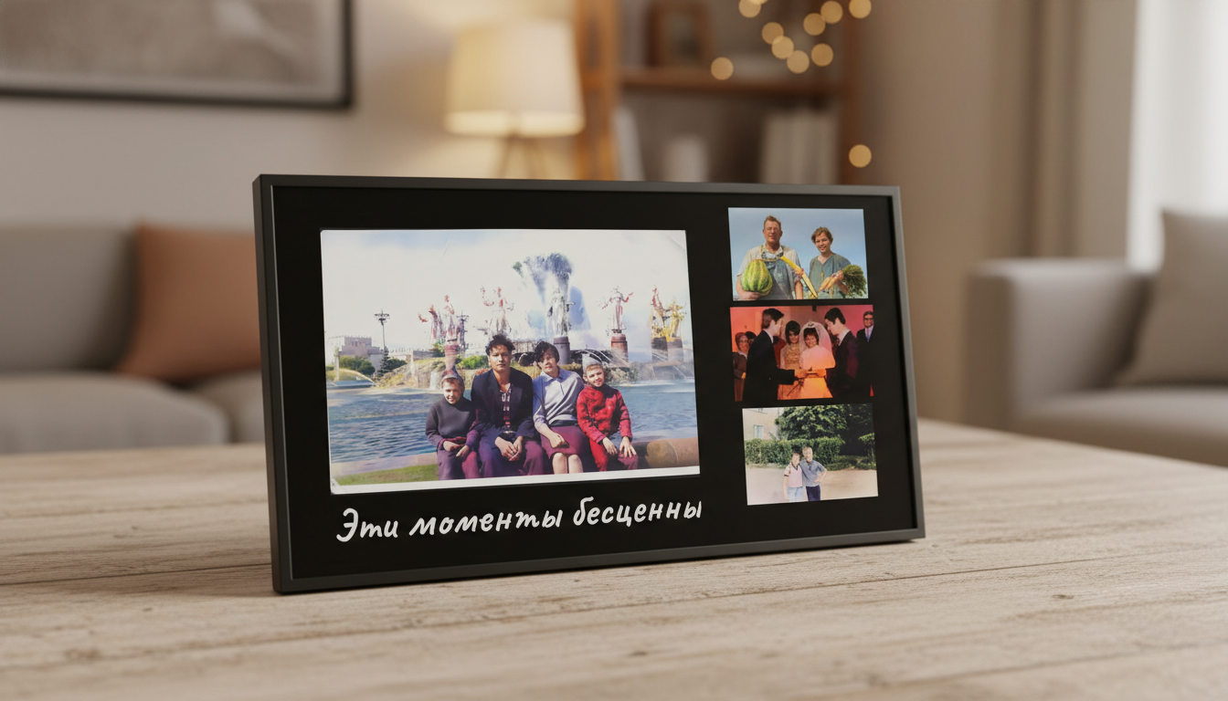 Цифровая фоторамка с оживлёнными фото